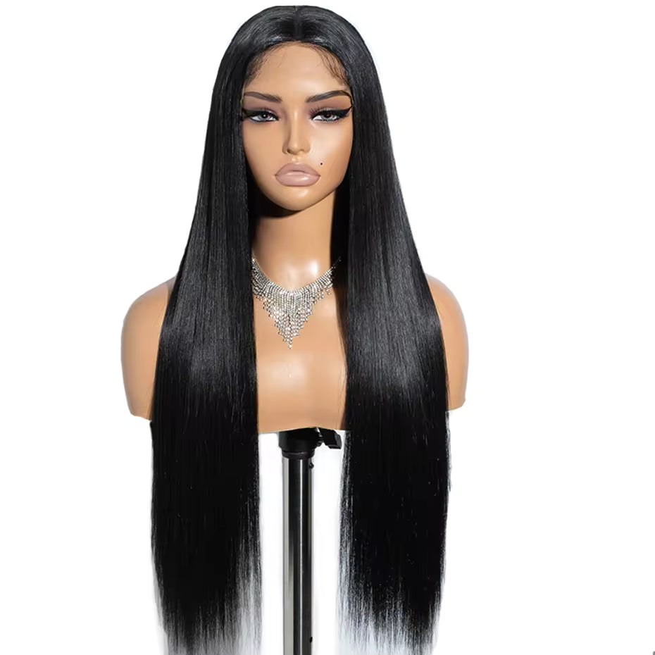 Bone Straight Wigs Glueless Wigs Human Hair Ready To Wear Wig 13X4 Pre Plucked Pre Cut Wig  Brazilian 100% Closure Wig