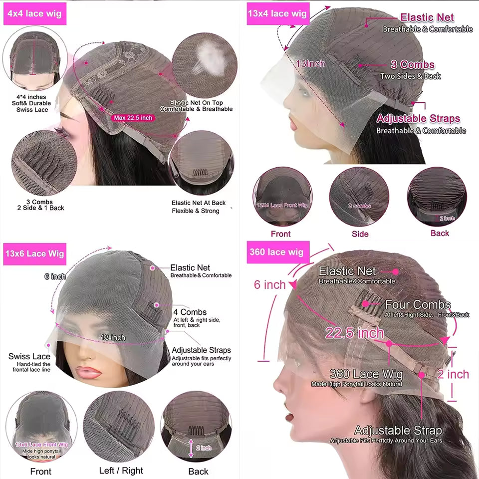 360 Full lace wig