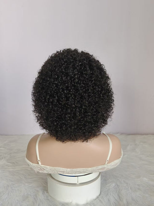 "Natural-Looking Half Wig | Heat-Resistant Synthetic Hair | Easy Clip-In"